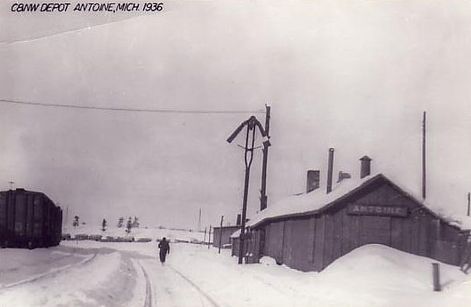 CNW Depot at Antoine, MI